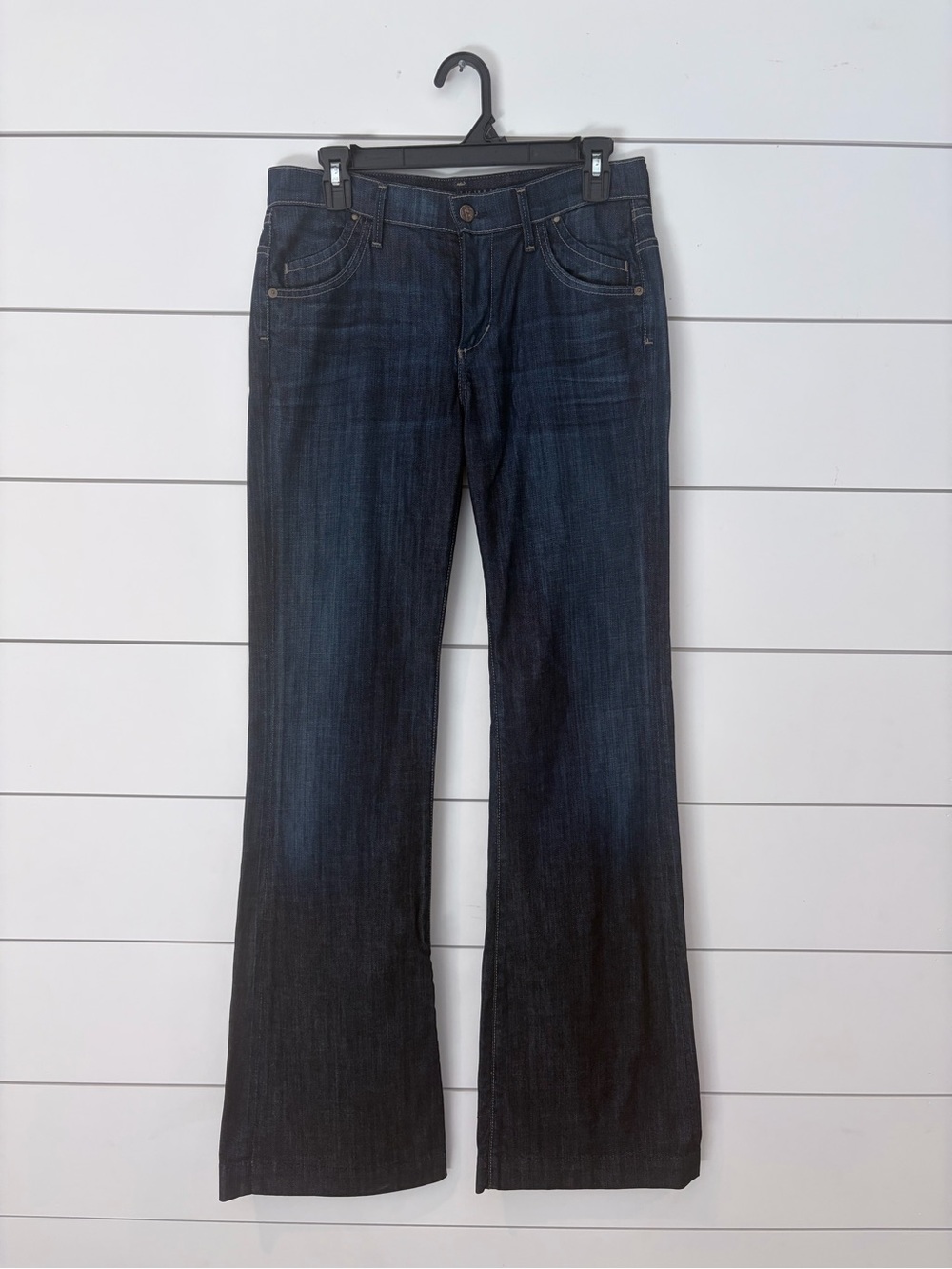 Citizens of Humanity Hutton Wide Leg Jeans Dark Academia Y2K 29 Model Off Duty